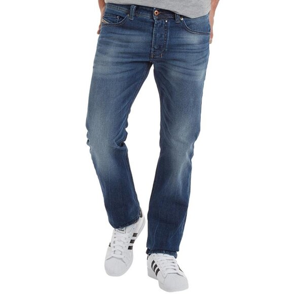 DIESEL SAFADO JEANS IN MEDIUM BLUE (WASH 008E7) - Picture 6 of 6